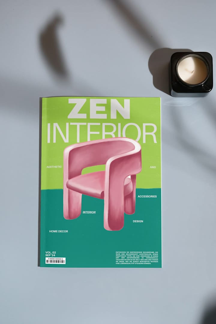 Cover image for Custom Illustration and Magazine Cover for Zen