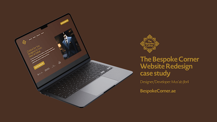 Cover image for The Bespoke Corner Website Redesign