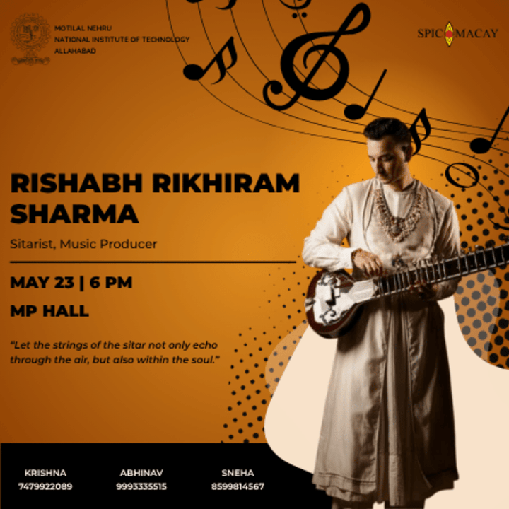 Cover image for Sitar Performance at college event
