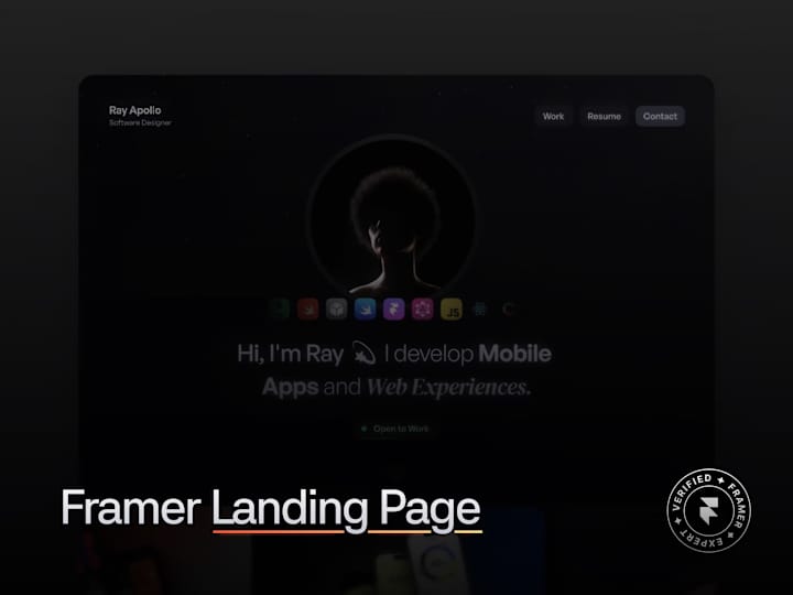 Cover image for Framer Landing Page