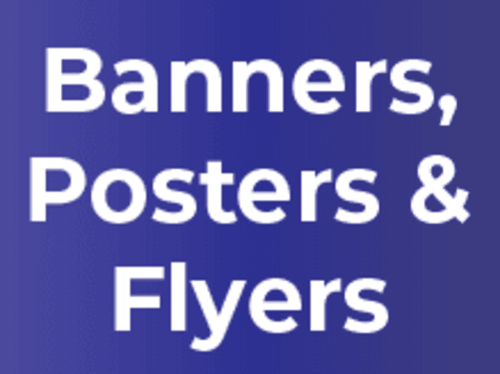 Cover image for Banners, Posters & Flyers designs