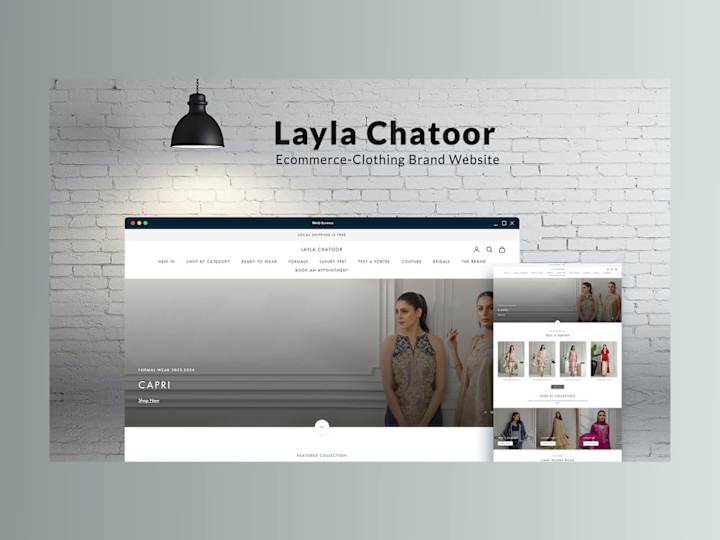 Cover image for Layla Chatoor - Ecommerce Website Design & Development.