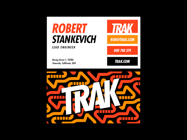 Cover image for TRAK Brand Identity for Racing Circuit