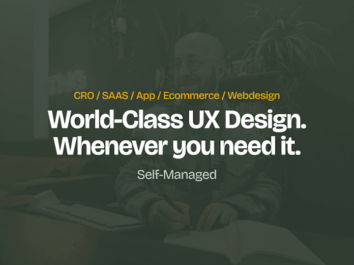 Cover image for Unlimited World-Class UX Design (Self-Managed) 