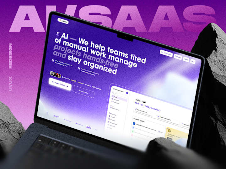 Cover image for Ai Laskade® - SaaS redesign website UI/UX platform
