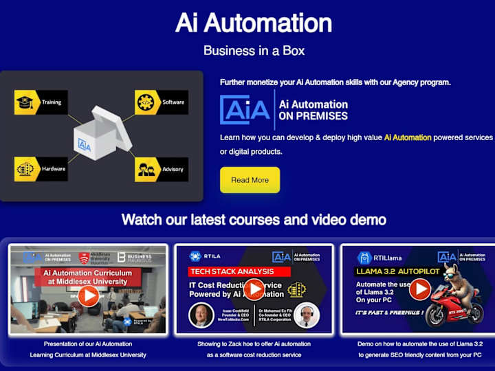 Cover image for Ai Automation Agency Program