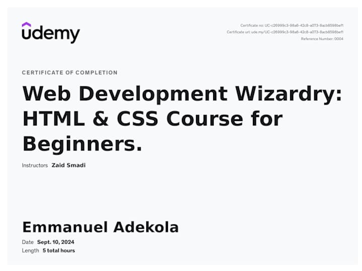 Cover image for HTML and CSS wizard