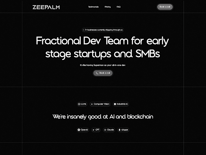 Cover image for Software Development Services - Agency Website