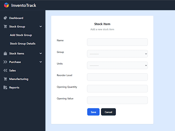 Cover image for InventoTrack - Inventory Management System