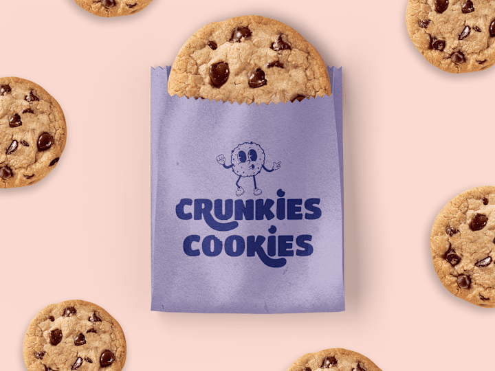 Cover image for BRANDING & VISUAL IDENTITY CRUNKIES COOKIES