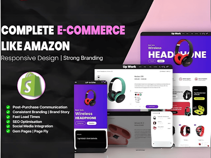 Cover image for Professional Shopify E-Commerce  Store Developer.