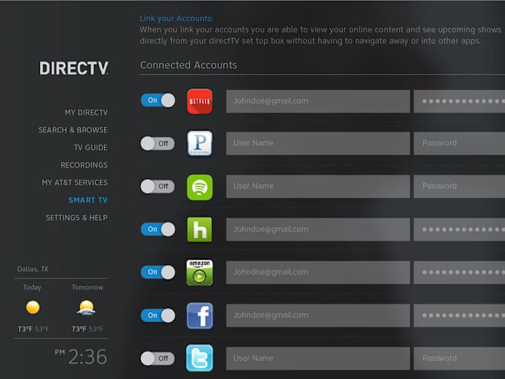 Cover image for UI Design for DirectTV