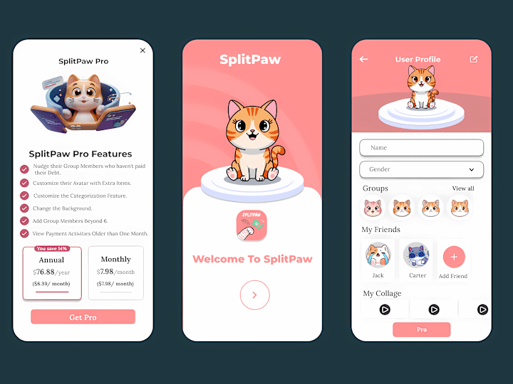 Cover image for 🐾 SplitPaw – A Whimsical Expense Sharing App with Personality