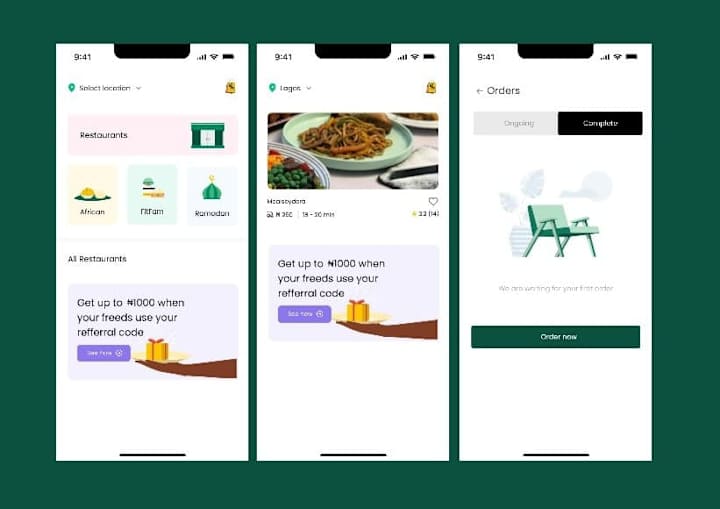 Cover image for Mobile application UI design 