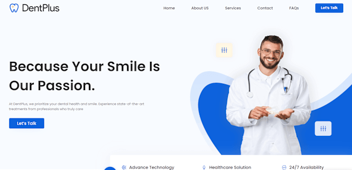 Cover image for RF Dental Services Website
