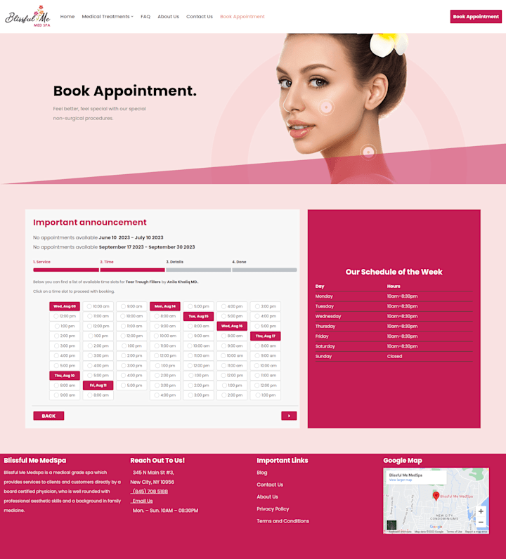 Cover image for Business/Booking Website