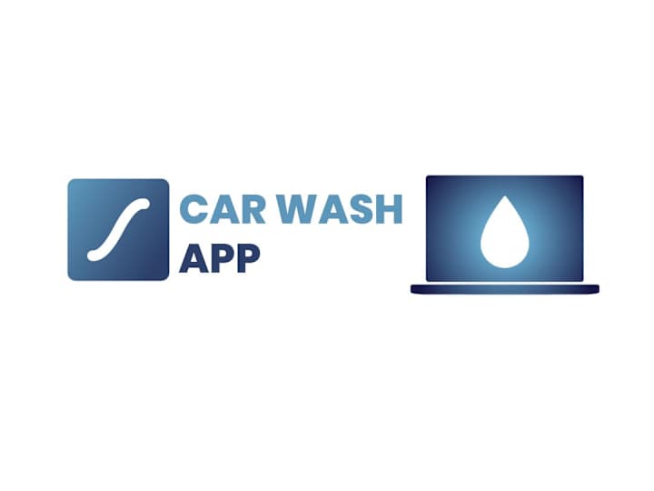 Cover image for Car Wash App Animation (Lottie, Json, GIF)