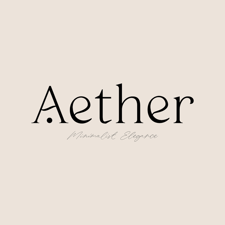 Cover image for Aether Clothing Brand Identity Design on Behance