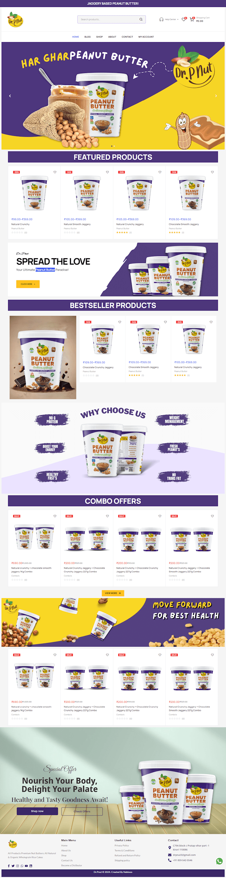 Cover image for Peanut Butter Store (WordPress)