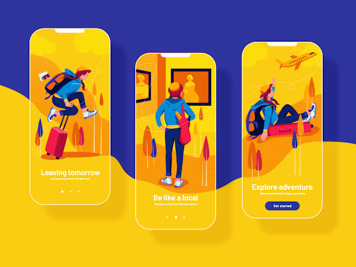 Cover image for Onboarding screen for travelling