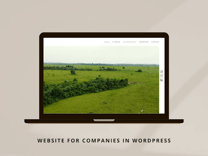 Cover image for Website for company on WordPress