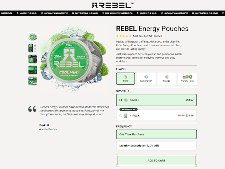 Cover image for Figma to Replo Landing Page Conversion for Rebel Pouches