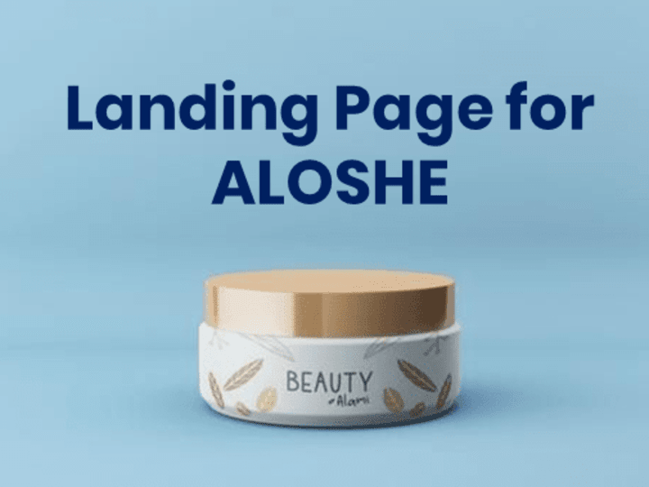 Cover image for Landing Page for a Beauty Brand