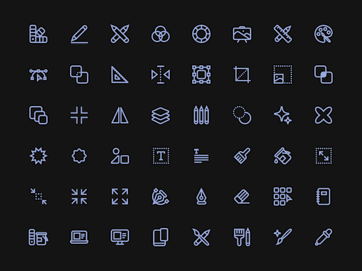 Cover image for Graphic Design and Development icon pack