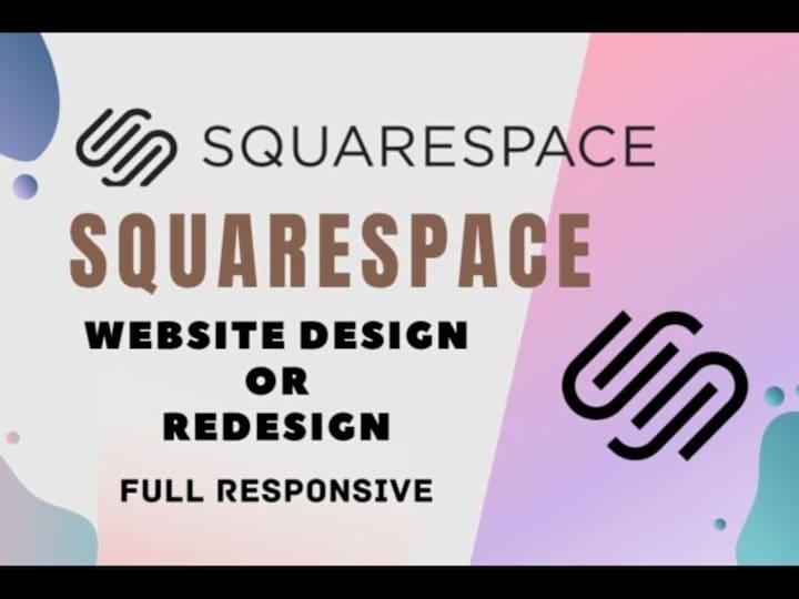 Cover image for I will build squarespace website design and website redesign