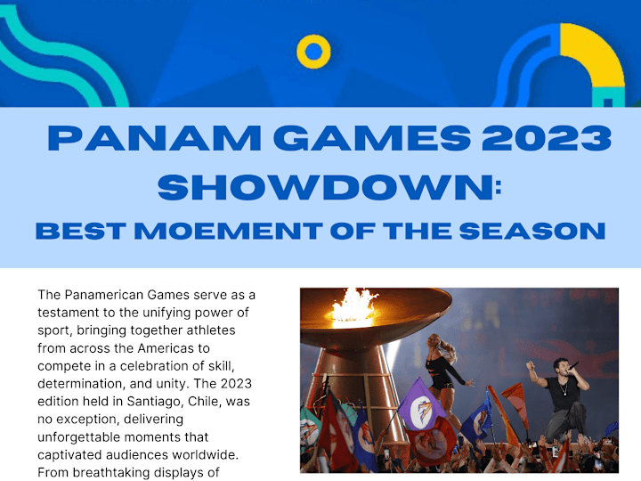 Cover image for Santiago Showdown: Best of the Pan American Games 2023