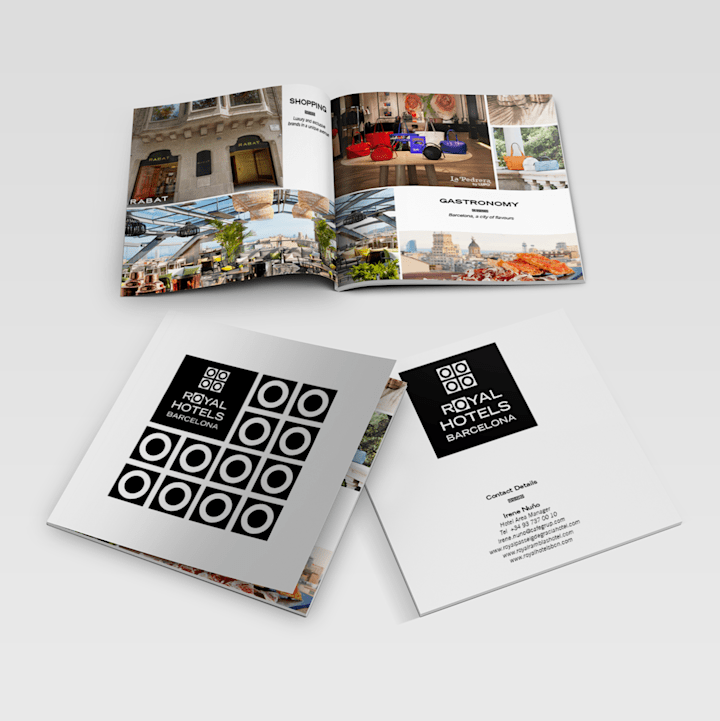 Cover image for Royal Hotels BCN Brochure :: Behance