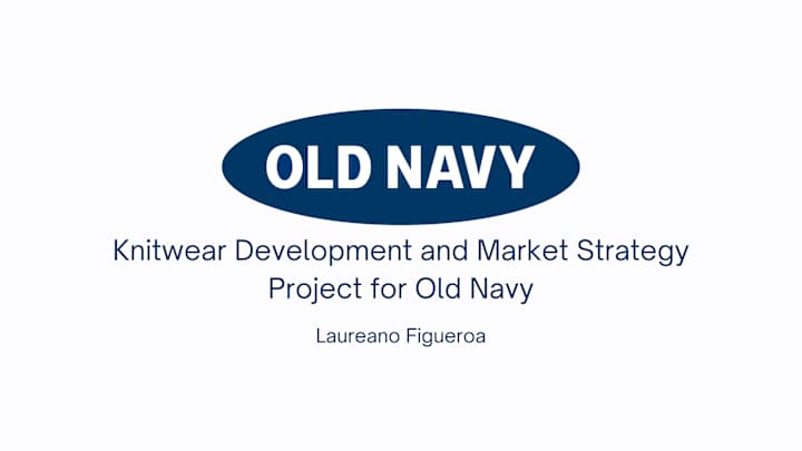 Cover image for Knitwear Development & Market Strategy for Old Navy