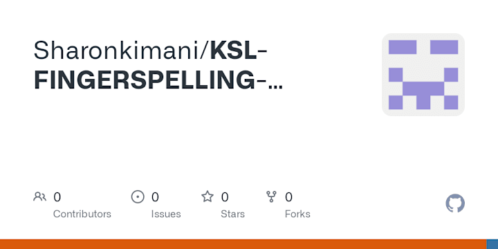 Cover image for KSL-FINGERSPELLING-RECOGNITION