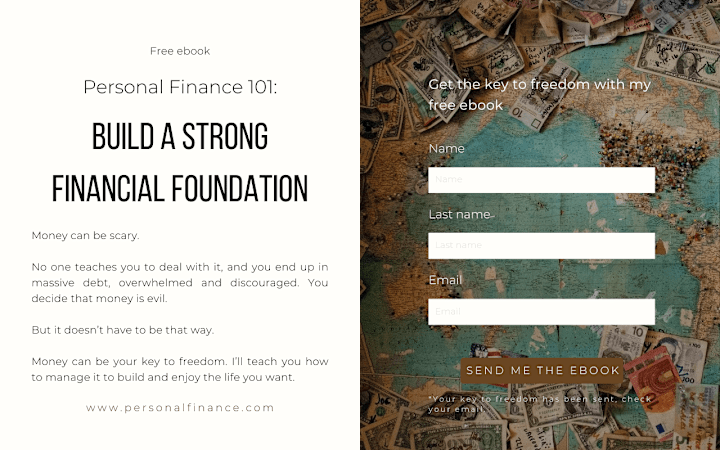 Cover image for Build a Strong Financial Foundation | Landing Page Copy