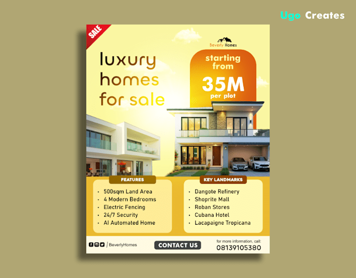 Cover image for Service Flyer Design For Beverly Homes