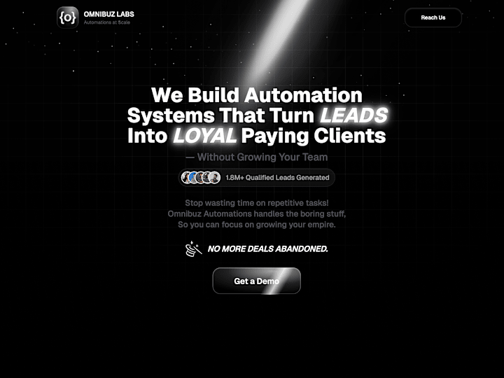 Cover image for Website Development for Omnibuz Labs