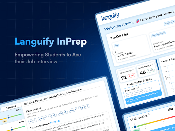 Cover image for Interview Preparation AI Tool Dashboard Redesign