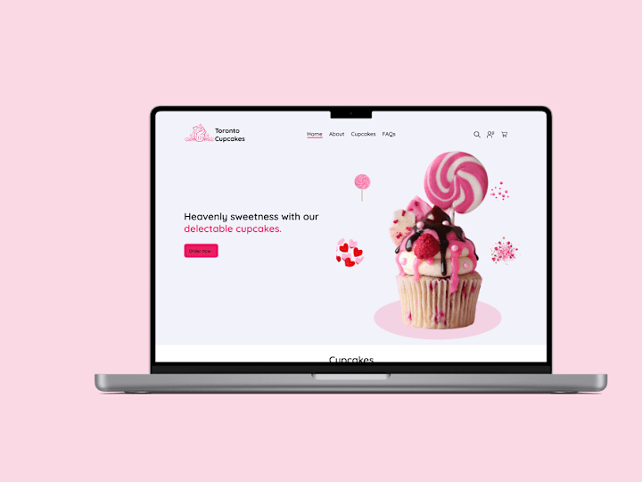 Cover image for Toronto Cupcakes Website Redesign