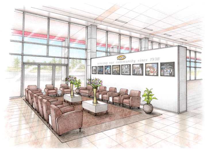 Cover image for Interior design hand drawings – architectural sketches