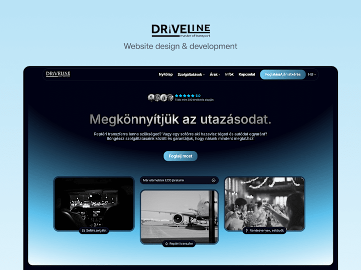Cover image for DriveLine - Marketing Website