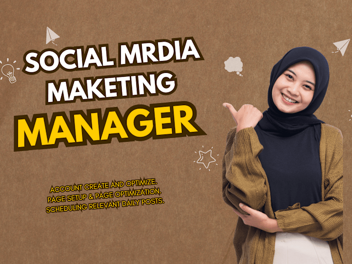 Cover image for I will professionally manage and grow your social media