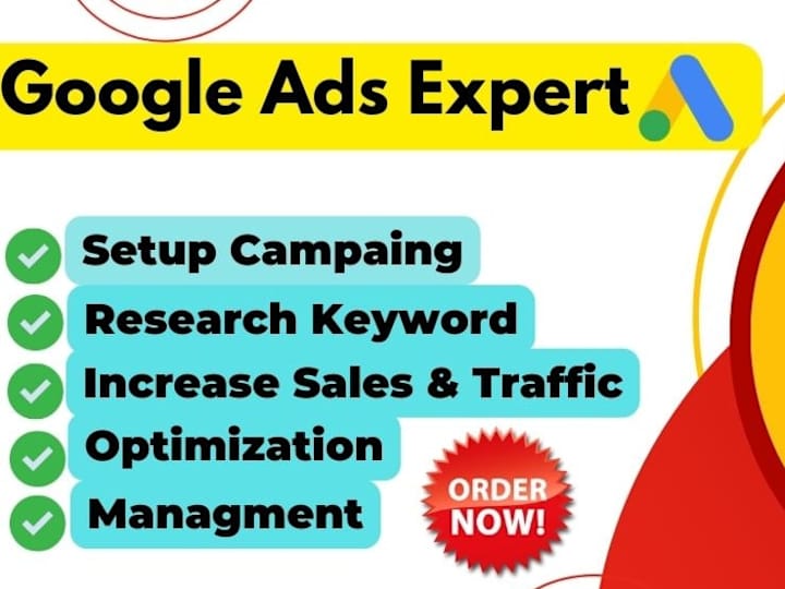 Cover image for Setup Google ads, display ad campaigns, and PPC campaigns