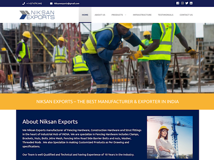 Cover image for Niksan Exports