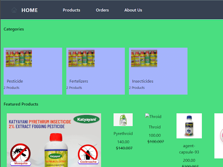 Cover image for Agri-based E-commerce platform