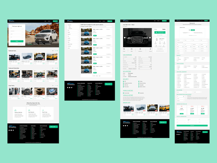 Cover image for Automotive UI/UX Website design 