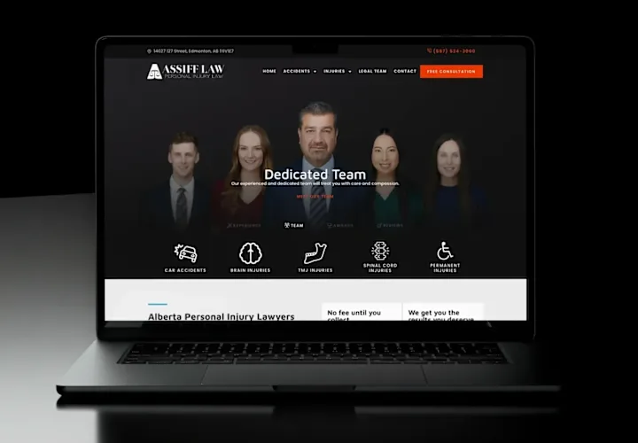 Cover image for Assiff Law - Website Re-design