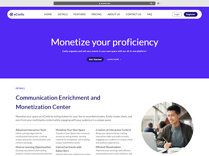 Cover image for eConfo - Monetize your proficiency