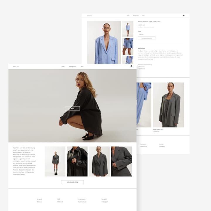 Cover image for E-Commerce Website for Nata Vol Clothing Store