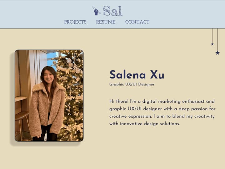 Cover image for Salena Xu: Portfolio Site