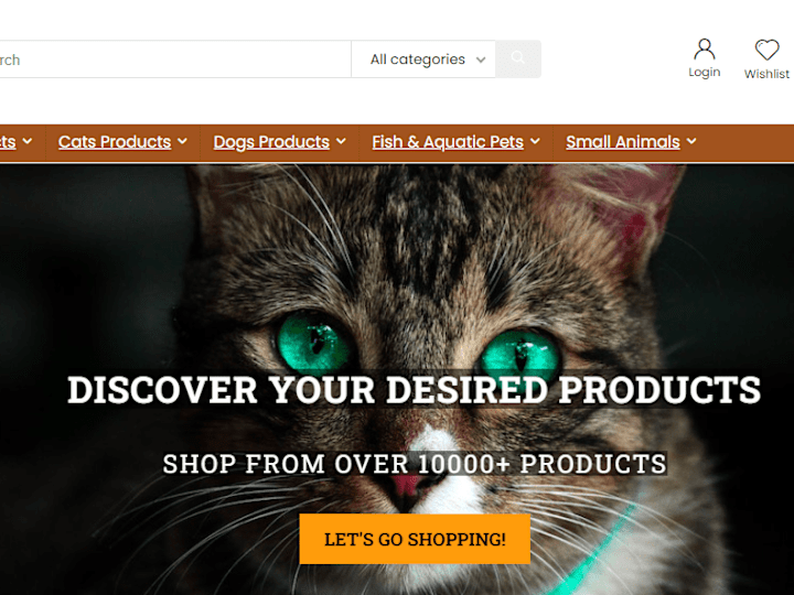 Cover image for Fish Food, Pet Food, Accessories, and Products Online 